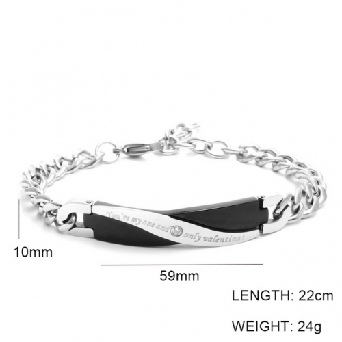 Wholesale Stainless Steel Jewelry ID Bracelets NO.#SJ6BBM215011