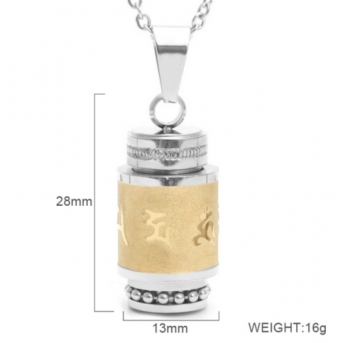 BC Jewelry Wholesale Stainless Steel 316L Box Pendant Without Chains NO.#SJ6PG233716