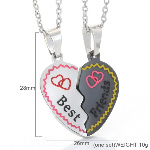 Wholesale Jewelry Stainless Steel 316L Lover Pendants Without Chain NO.#SJ6PB23262