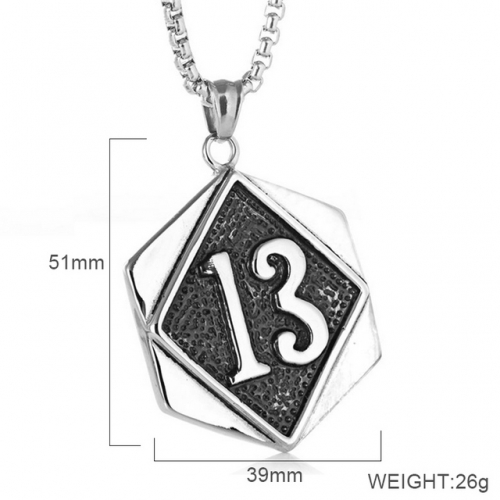 Wholesale Stainless Steel 316L Popular Pendant Without Chain NO.#SJ6PS243589