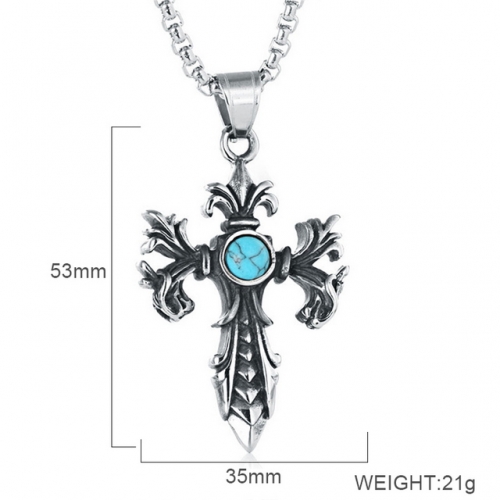 BC Jewelry Wholesale Stainless Steel 316L CZ Pendant Without Chain NO.#SJ6PS24391