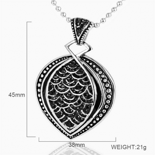 BC Jewelry Wholesale Stainless Steel 316L CZ Pendant Without Chain NO.#SJ6P213906