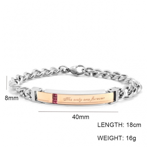 Wholesale Stainless Steel Jewelry ID Bracelets NO.#SJ6BGM215001