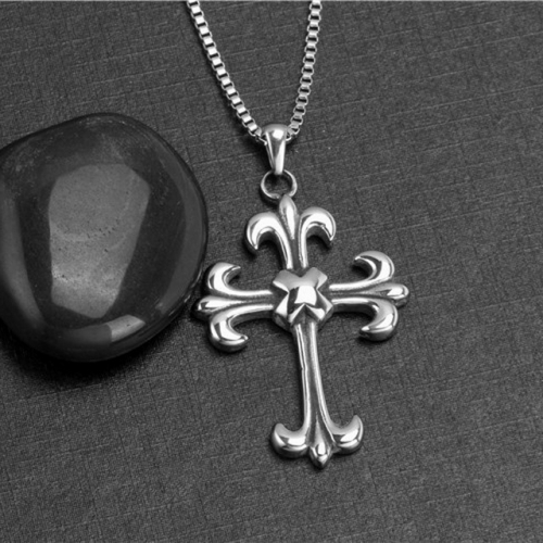 BC Wholesale Stainless Steel 316L Cross Pendant Without Chain NO.#SJ6PS137