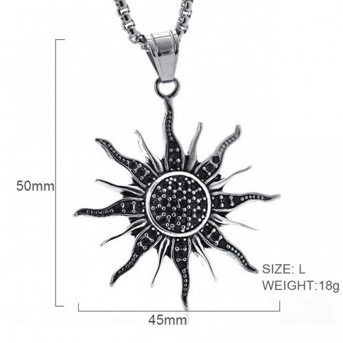 BC Jewelry Wholesale Stainless Steel 316L CZ Pendant Without Chain NO.#SJ6PL212667