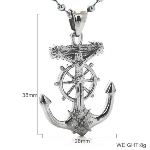 BC Jewelry Wholesale Stainless Steel 316L Anchor Pendant Without Chain NO.#SJ6PS231469