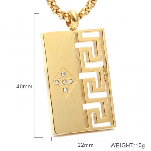 BC Jewelry Wholesale Stainless Steel 316L CZ Pendant Without Chain NO.#SJ6PG233705
