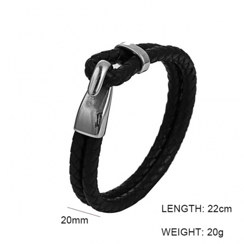 BC Wholesale Jewelry Popular Leather Bracelet NO.#SJ6BB190028