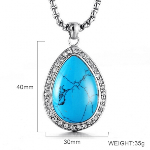 BC Jewelry Wholesale Stainless Steel 316L CZ Pendant Without Chain NO.#SJ6PC274002