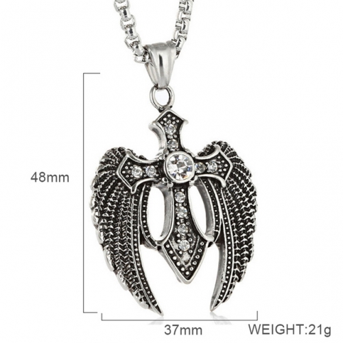 BC Wholesale Stainless Steel 316L Jewelry Feather Pendants Without Chain NO.#SJ6PW243588