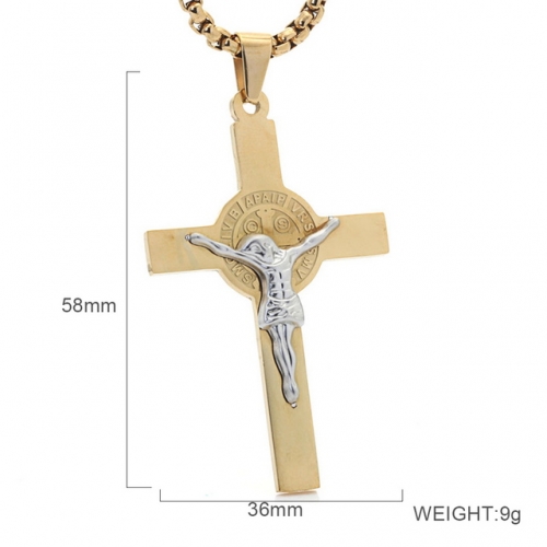 BC Wholesale Stainless Steel Jewelry Jesus Pendants Without Chain NO.#SJ6PG232003