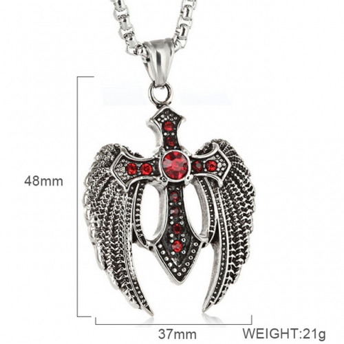 BC Wholesale Stainless Steel 316L Jewelry Feather Pendants Without Chain NO.#SJ6PR243588