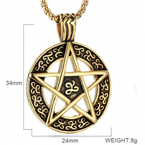 BC Wholesale Stainless Steel 316L Star Pendants Without Chain NO.#SJ6PG243809