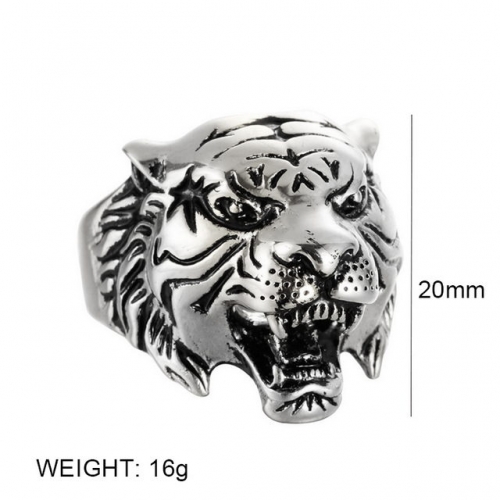 BC Jewelry Wholesale Stainless Steel 316L Animal Shape Rings NO.#SJ6RS243741