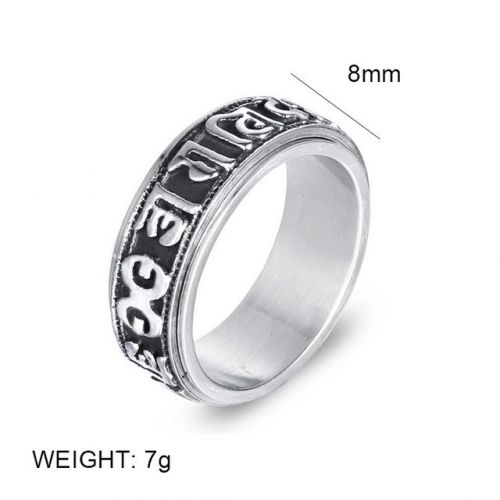 Wholesale Stainless Steel 316L Multifunction Rotatable Rings NO.#SJ6RSZ243757
