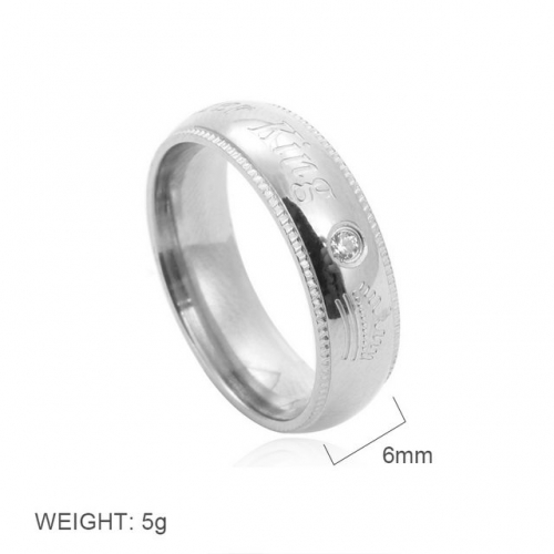 BC Wholesale Jewelry Stainless Steel 316L Font Rings NO.#SJ6RSM24052