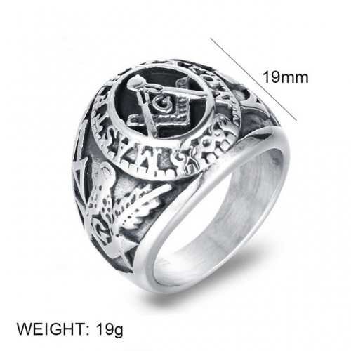BC Wholesale Jewelry Stainless Steel 316L Font Rings NO.#SJ6RS243775