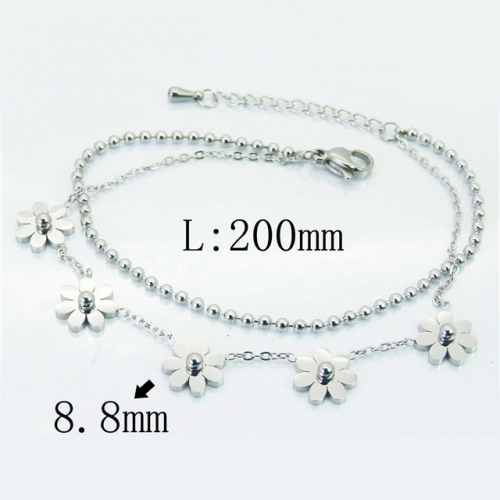 BC Wholesale Stainless Steel 316L Steel Bead Bracelets NO.#BC47B0125PE