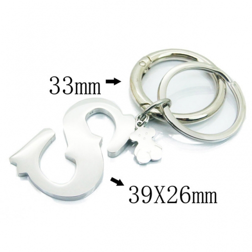 BC Wholesale Stainless Steel 316L Keychain NO.#BC90A0103HLQ