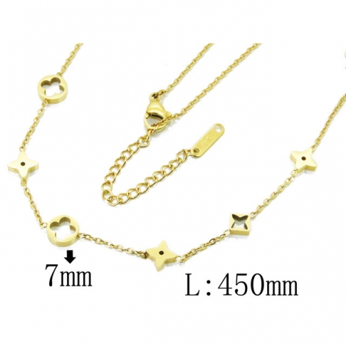 BC Wholesale Stainless Steel 316L Fashion Jewelry Necklace NO.#BC09N1091PL