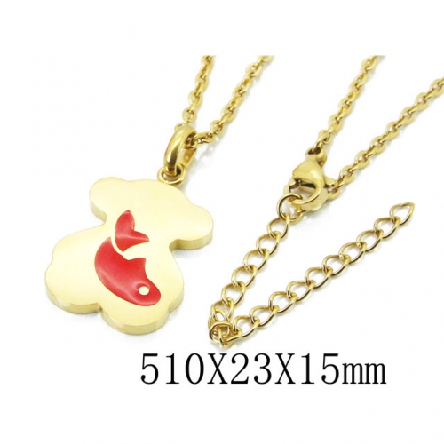 BC Wholesale Stainless Steel 316L Fashion Jewelry Necklace NO.#BC90N0209HHT