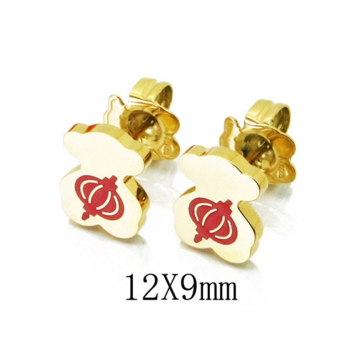 BC Jewelry Wholesale Stainless Steel 316L Earrings NO.#BC90E0300HAA