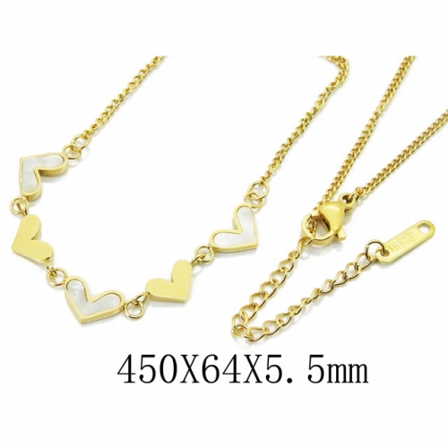 BC Wholesale Stainless Steel 316L Fashion Jewelry Necklace NO.#BC09N1070PL