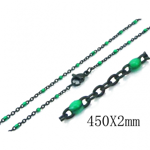 Wholesale Stainless Steel 316L Chains Necklace NO.#BC70N0530KD