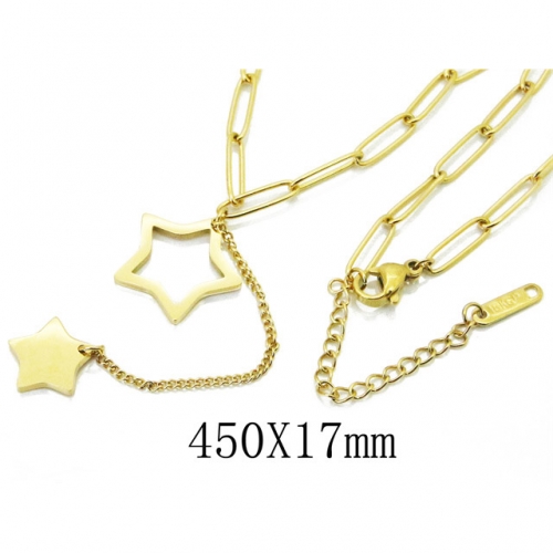 BC Wholesale Stainless Steel 316L Fashion Jewelry Necklace NO.#BC09N1071NL