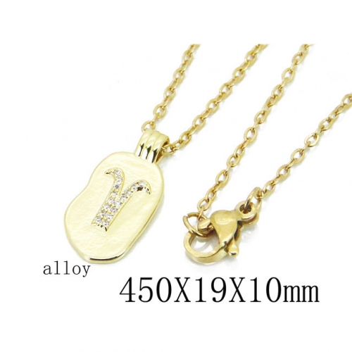 Wholesale Fashion Copper Alloy Jewelry Necklace NO.#BC35N0566PW