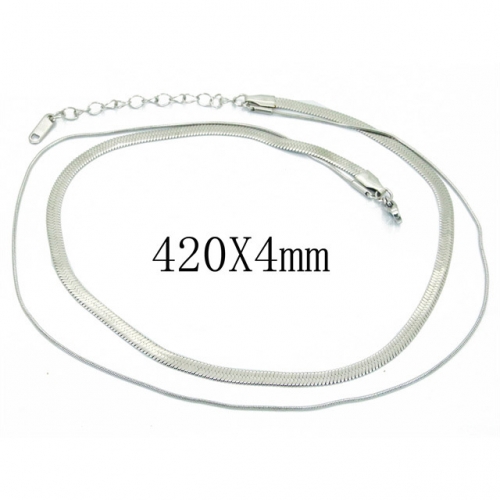 Wholesale Stainless Steel 316L Chains Necklace NO.#BC40N1101PE