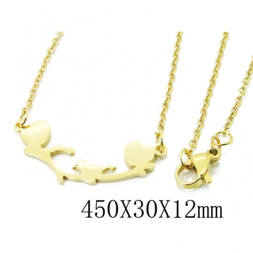 BC Wholesale Stainless Steel 316L Fashion Jewelry Necklace NO.#BC92N0315NF