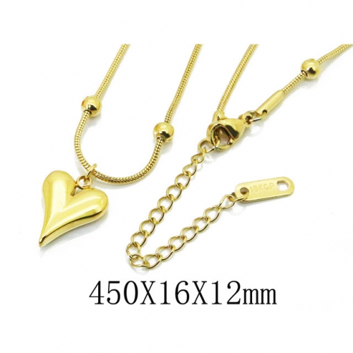 BC Wholesale Stainless Steel 316L Fashion Jewelry Necklace NO.#BC09N1068PQ
