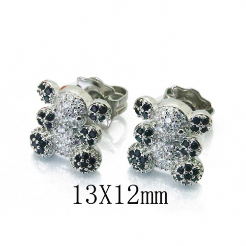 BC Jewelry Wholesale Stainless Steel 316L Earrings NO.#BC90E0296HME