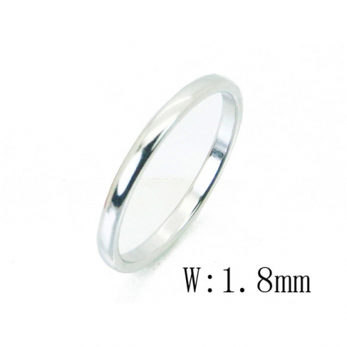 BC Jewelry Wholesale Stainless Steel 316L Classic Simple Rings NO.#BC15R1489HK