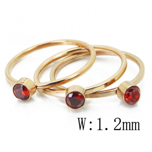 BC Jewelry Wholesale Stainless Steel 316L Jewelry Stack Ring Set NO.#BC15R1533HH4