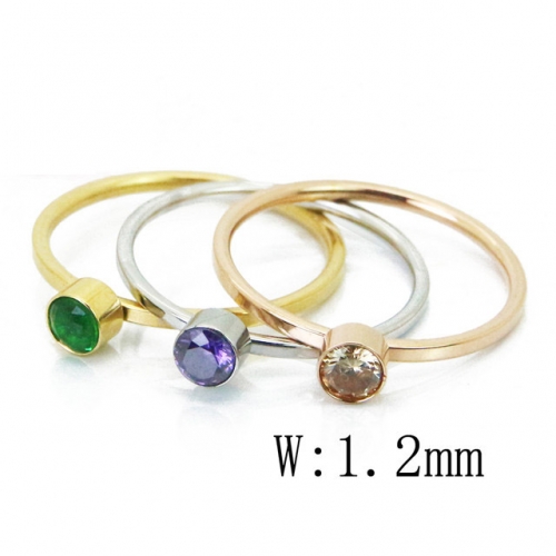 BC Jewelry Wholesale Stainless Steel 316L Jewelry Stack Ring Set NO.#BC15R1544HVP