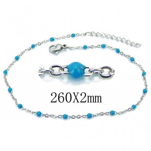 BC Wholesale Stainless Steel 316L Fashion Anklets NO.#BC70B0628IU