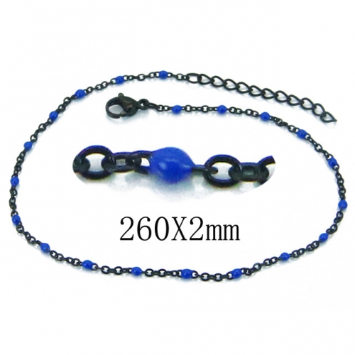 BC Wholesale Stainless Steel 316L Fashion Anklets NO.#BC70B0625ILV