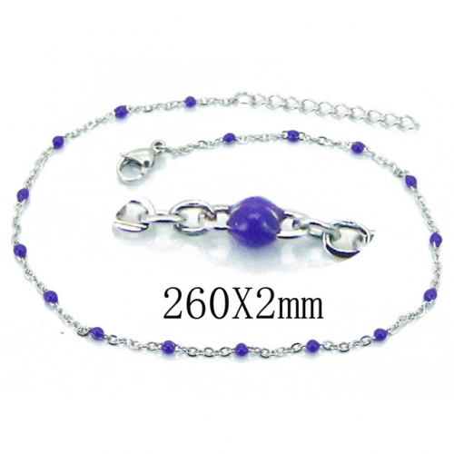 BC Wholesale Stainless Steel 316L Fashion Anklets NO.#BC70B0636IV
