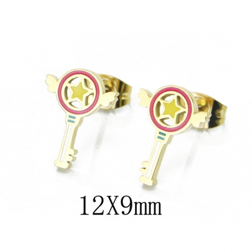BC Jewelry Wholesale Stainless Steel 316L Earrings Stud NO.#BC25E0699NE