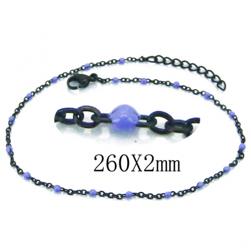 BC Wholesale Stainless Steel 316L Fashion Anklets NO.#BC70B0624ILF