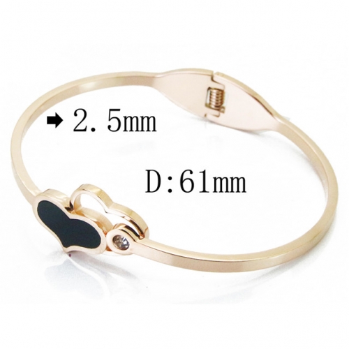 BC Wholesale 316L Stainless Steel Jewelry Bangle NO.#BC92B0011HCC