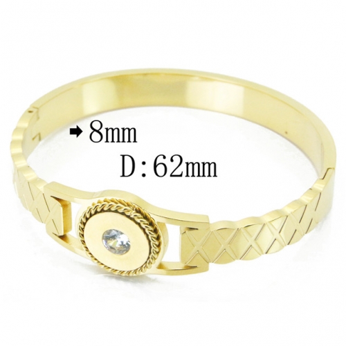 BC Wholesale 316L Stainless Steel Jewelry Bangle NO.#BC09B1110HME