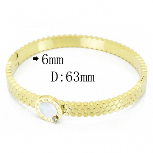 BC Wholesale 316L Stainless Steel Jewelry Bangle NO.#BC09B1091HLR