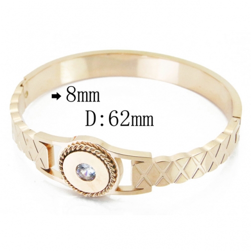 BC Wholesale 316L Stainless Steel Jewelry Bangle NO.#BC09B1111HMW