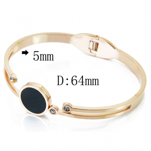 BC Wholesale 316L Stainless Steel Jewelry Bangle NO.#BC92B0012HBB