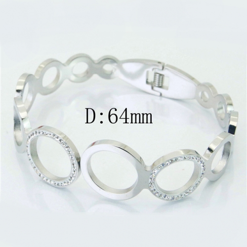 BC Wholesale 316L Stainless Steel Jewelry Bangle NO.#BC09B1080HJE