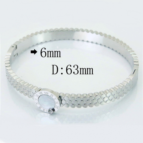 BC Wholesale 316L Stainless Steel Jewelry Bangle NO.#BC09B1074HJQ