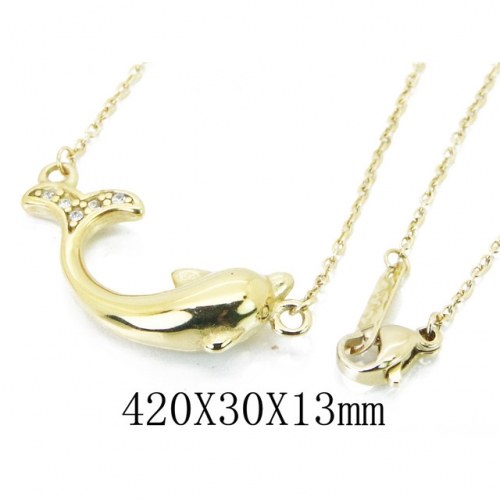 BC Wholesale Stainless Steel 316L Jewelry Necklace NO.#BC47N0015OLD